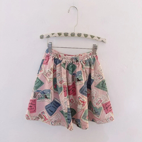 Shirley Temple Japan Graphic Storybook Printed Skirt Pink - Picture 2 of 7